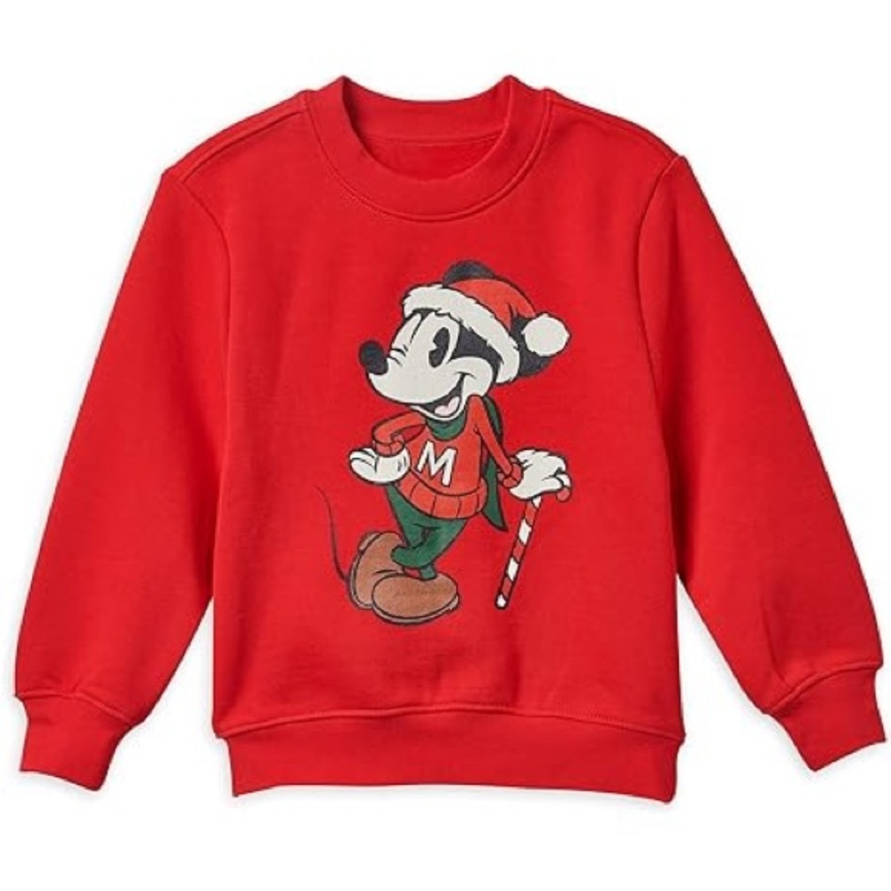 Disney Red Mickey Mouse Kids Sweatshirt